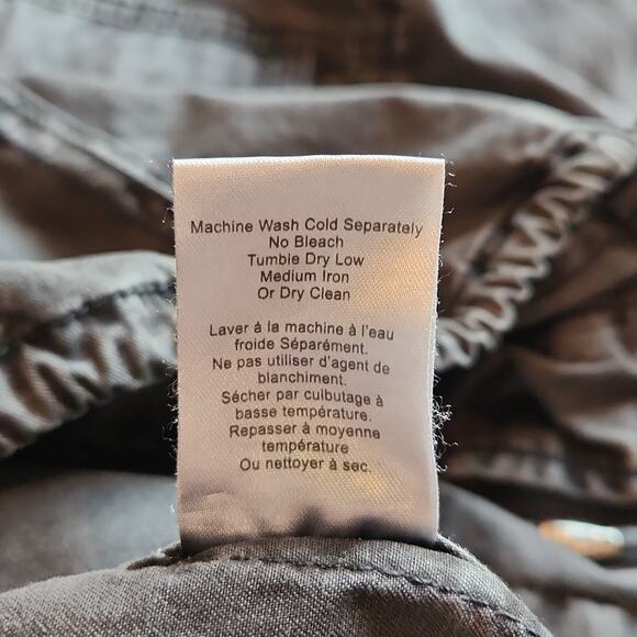 TALULA ARITZIA Charcoal Twill Utility Jacket XS - Picture 13 of 13